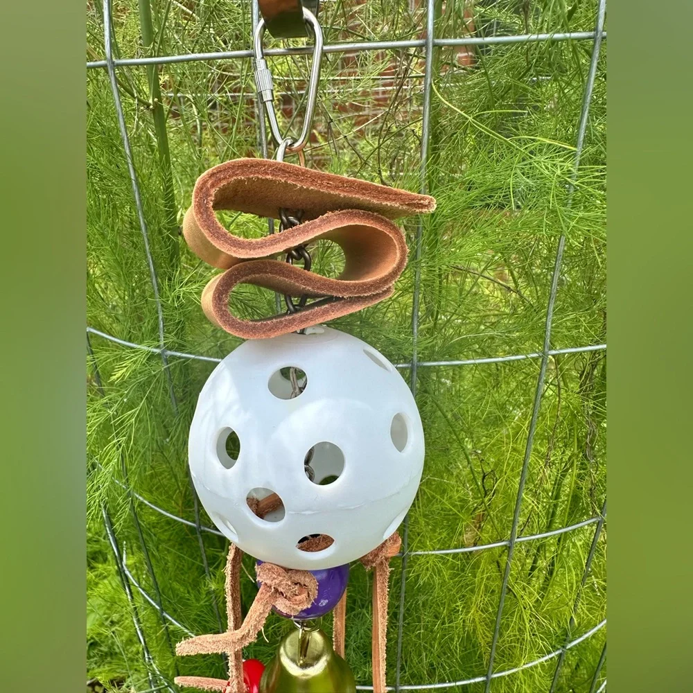 Interactive Hanging Bird Toy with Bell